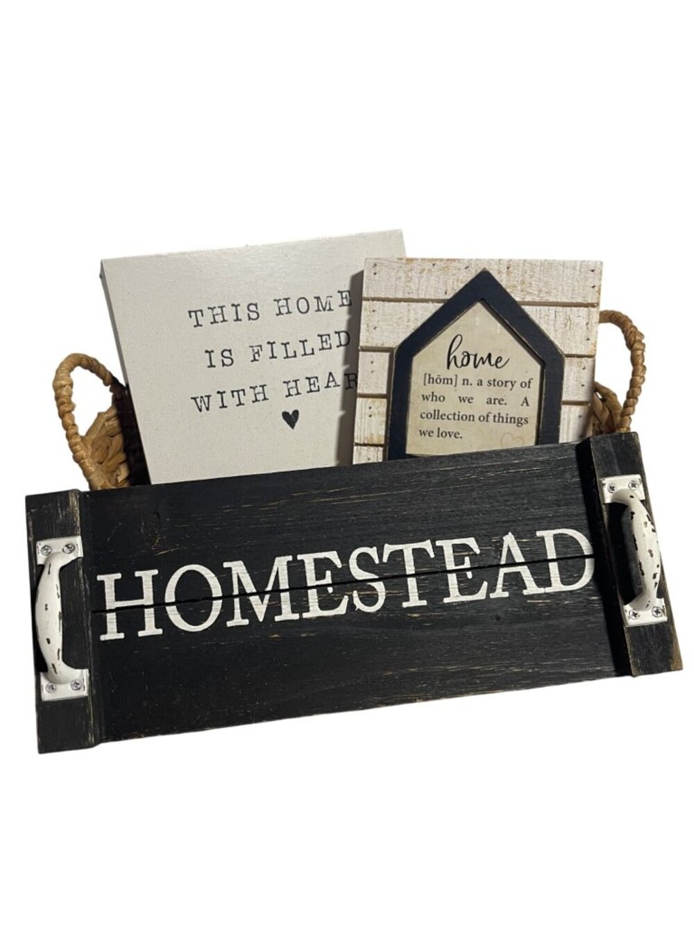 Hobby Lobby Homestead Collection & Farmhouse Decor Rustic Market Wicker Basket